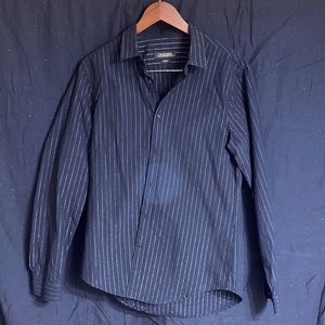 Zara Man button down black dress shirt